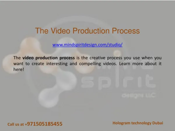 The video production process - Mind Spirit Design LLC