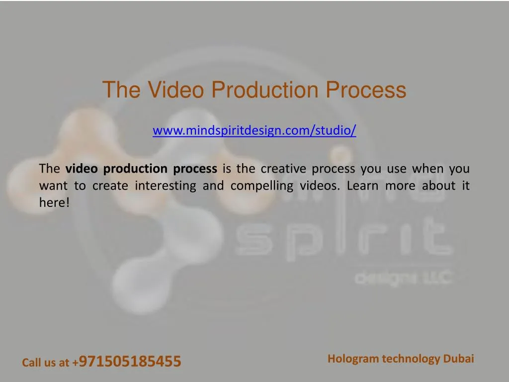 the video production process