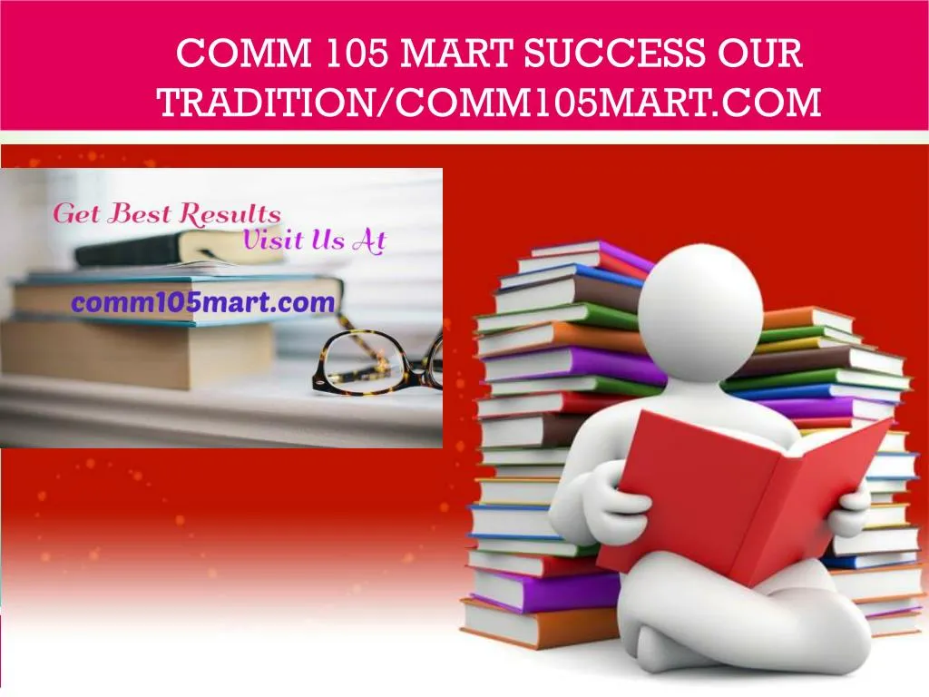 comm 105 mart success our tradition comm105mart com