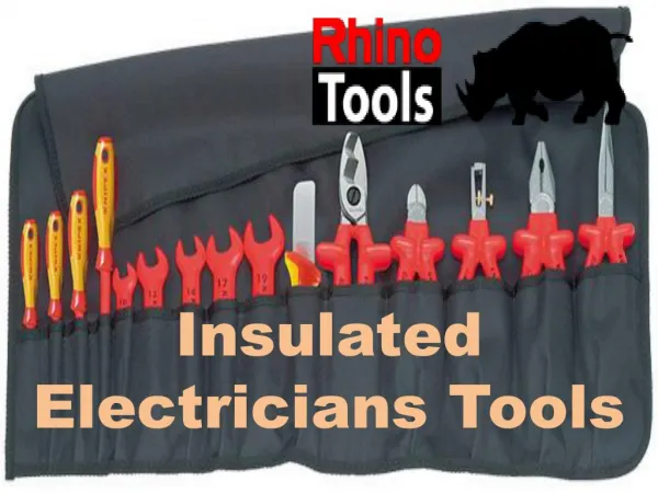 Insulated Electricians Tools with Guranty