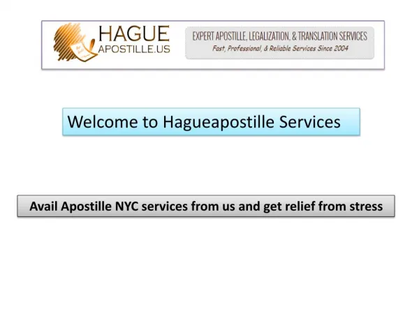 What is Apostille Service - hagueapostille.us