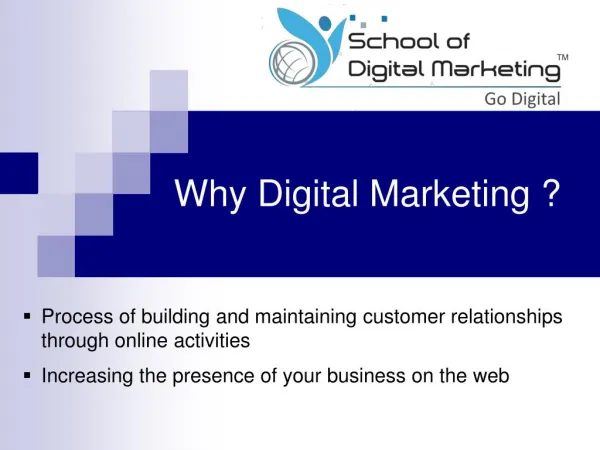 Digital Marketing overview