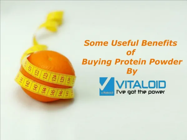 Some Useful Benefits of Buying Protein Powder By