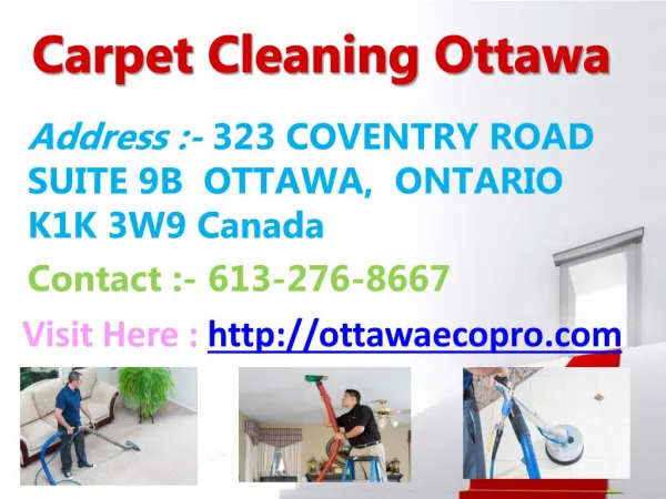 Eco-Pro - Carpet Cleaning Ottawa