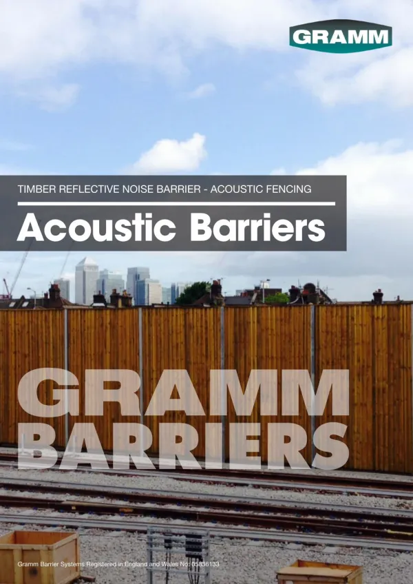 Timber Reflective Noise Barriers specification- Acoustic Fencing
