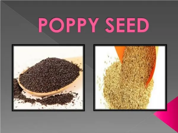 Poppy Seed Benefits for Hair, Skin, Sleep
