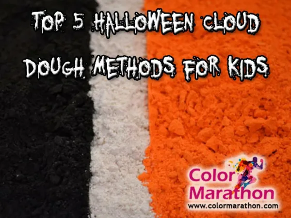 Top 5 Halloween Cloud Dough Ideas for Kids