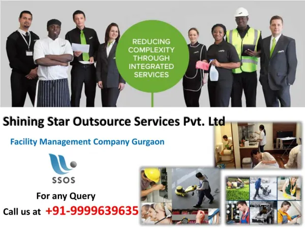 SSOS Facility Management Company Gurgaon |Dial 9999639635 for any query