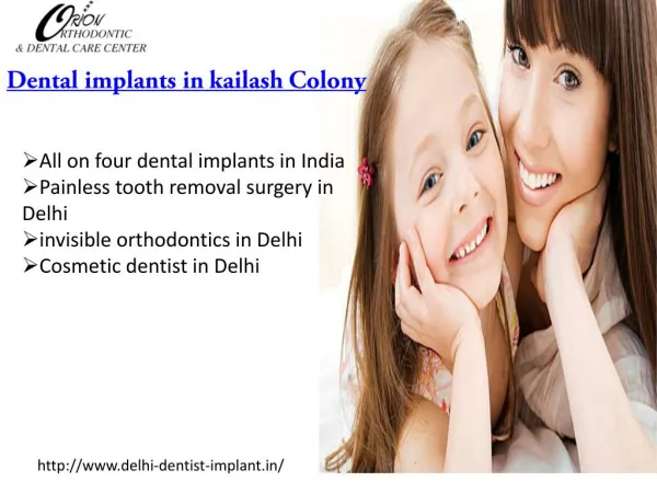 Dental implants in kailash Colony