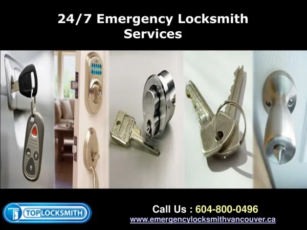 Vancouver 24 Hour Emergency Locksmith Service