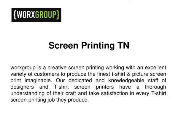 Screen Printing TN