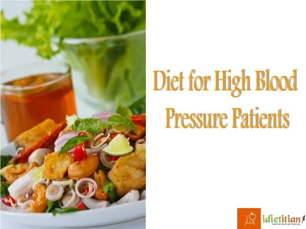 Diet For High Blood Pressure Patients