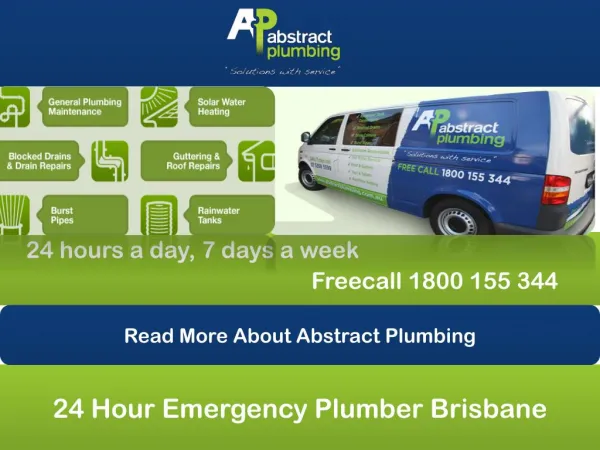 24 Hour Emergency Plumber Brisbane