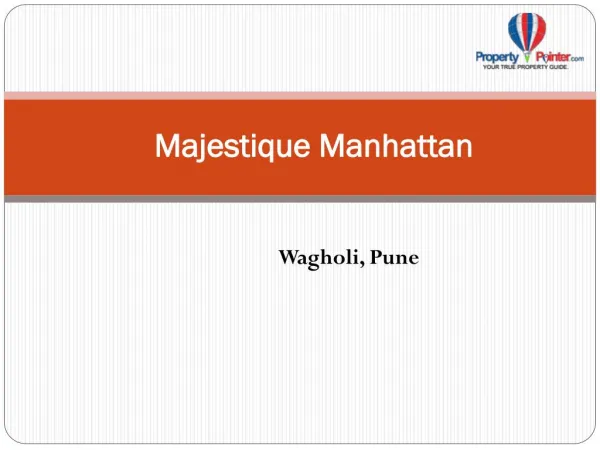 Majestique Manhattan Wagholi Pune by Majestique Landmarks