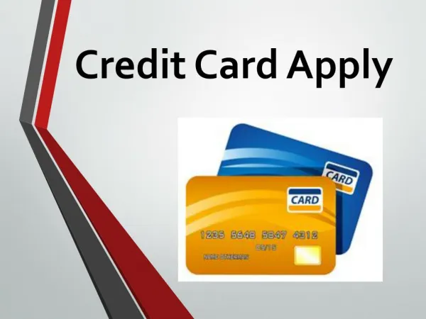 Credit Card Apply : Can't Get a Credit Card? Apply for a Secured Credit Card Instead
