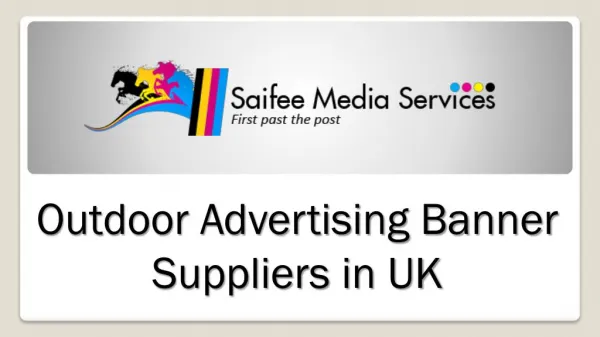 Outdoor Advertising Banner Suppliers in UK