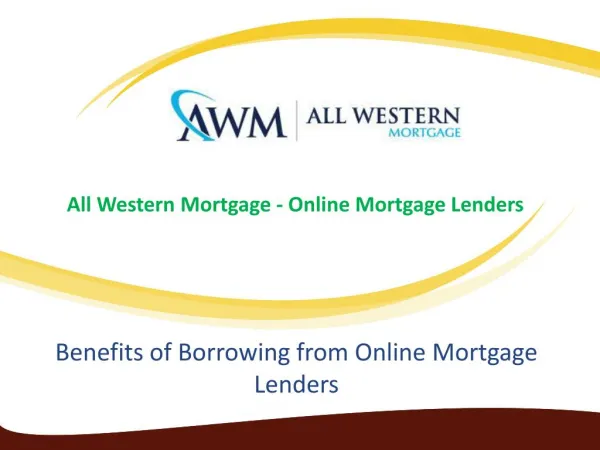 Access to Calculators and other tools for Online Mortgage Lenders