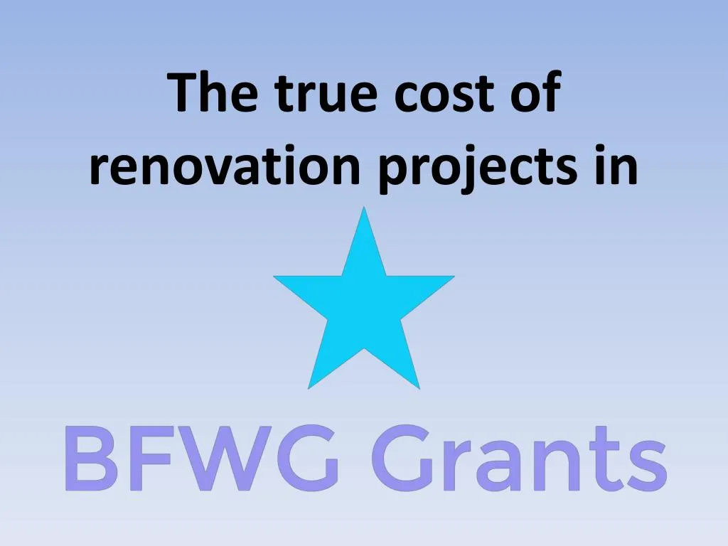 the true cost of renovation projects in