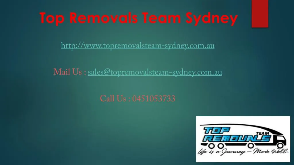 top removals team sydney