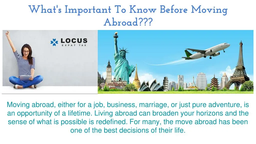 what s important to know before moving abroad