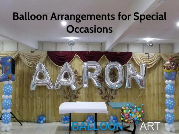 Balloon Arrangements for Special Occasions