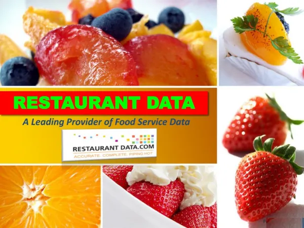 Restaurant Data