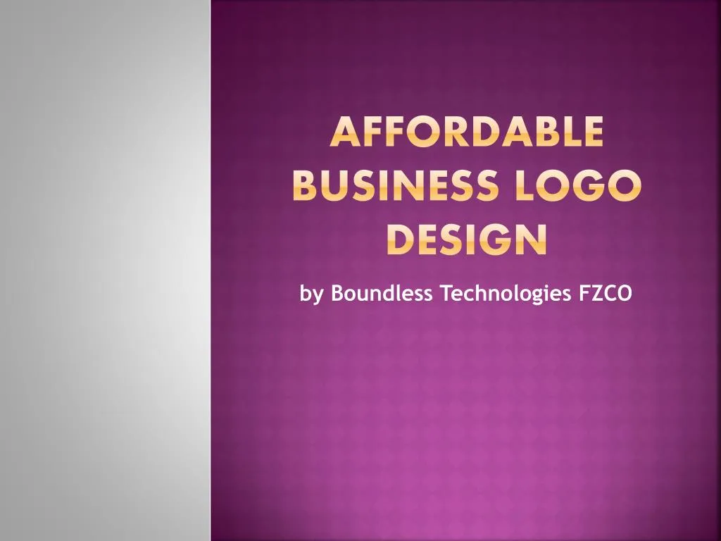 affordable business logo design