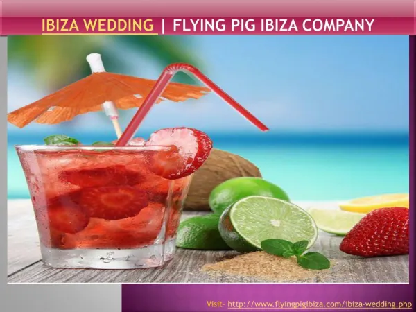 Ibiza wedding | Flying Pig Ibiza Company
