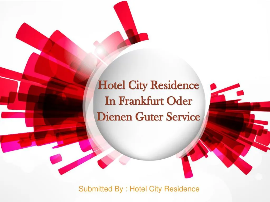 hotel city residence in frankfurt oder dienen guter service