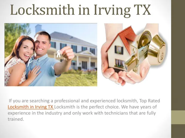 Locksmith in Irving TX