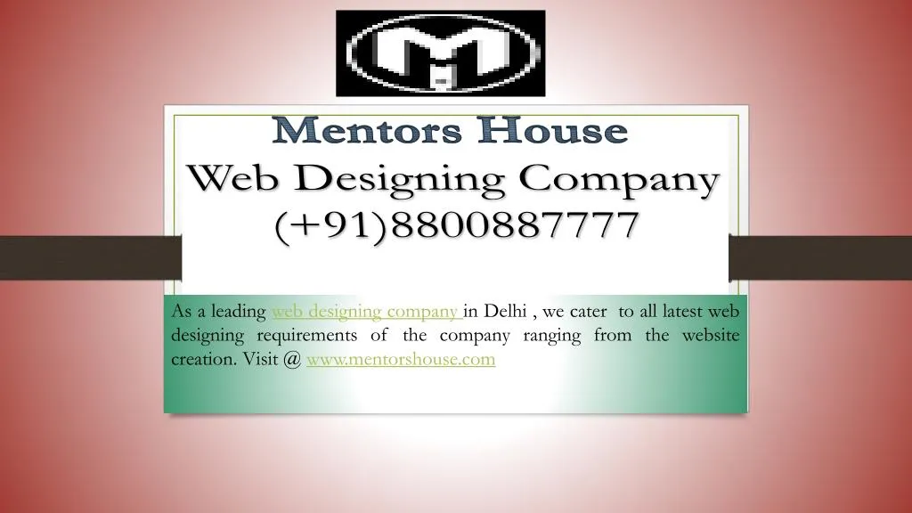 mentors house web designing company 91 8800887777
