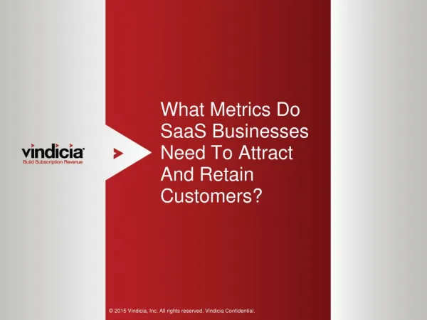 What Metrics Do SaaS Businesses Need To Attract And Retain Customers?