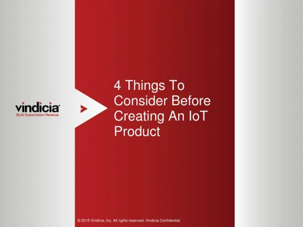 4 Things To Consider Before Creating An Iot Product
