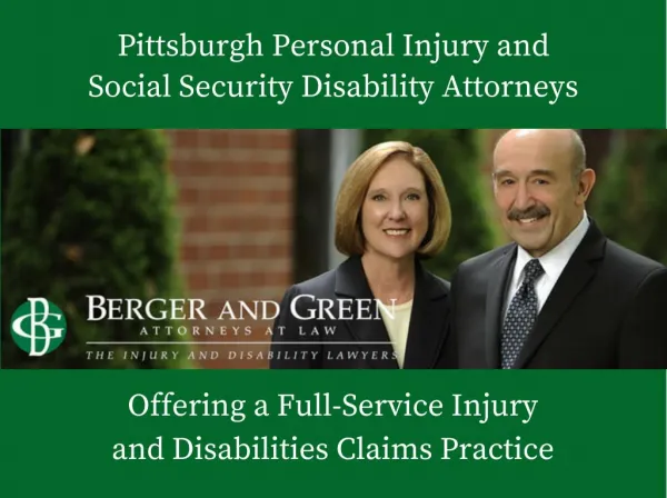 Pennsylvania Law Firm - Berger and Green