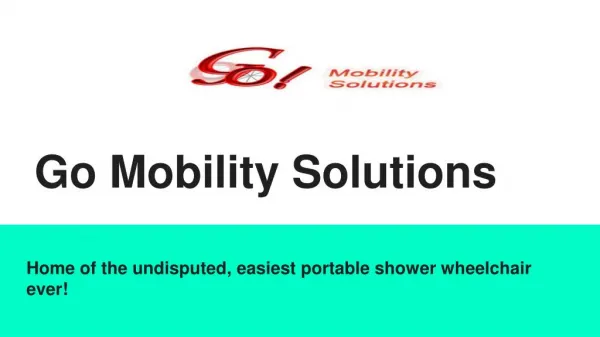 Go Anywhere – A Genius Solution for Portable Showers for the Disabled