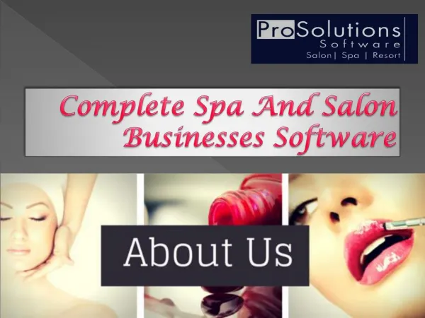 Complete Spa And Salon Businesses Software