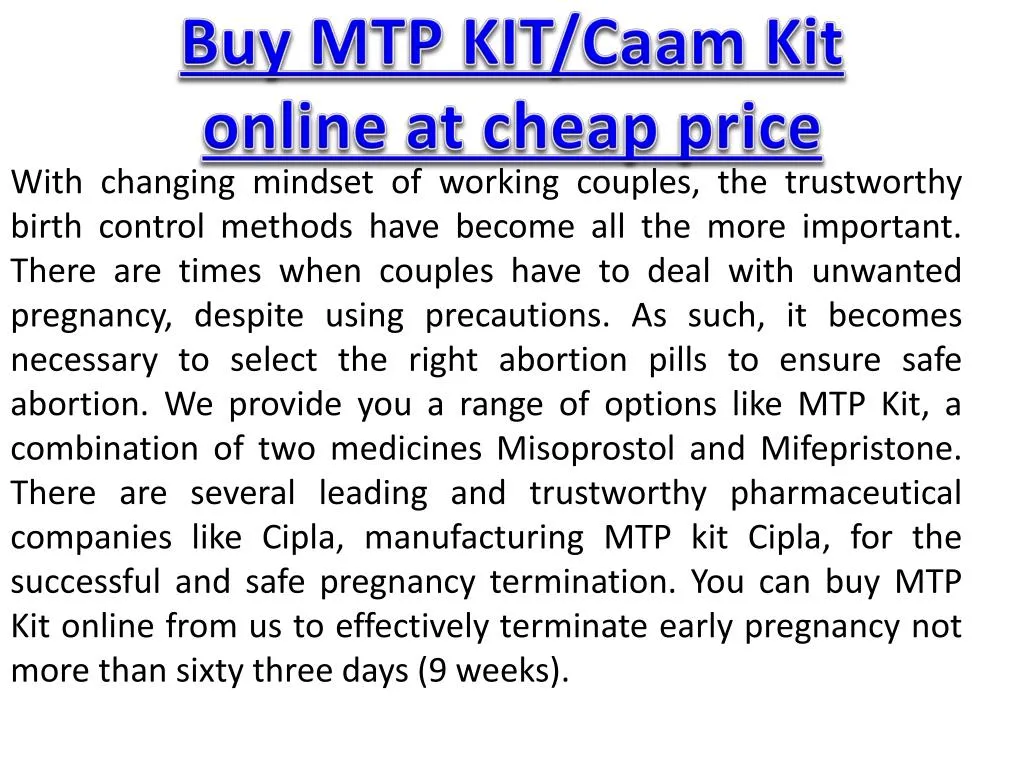 buy mtp kit caam kit online at cheap price
