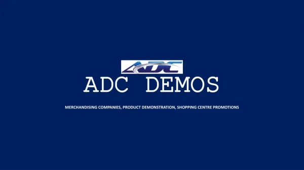 adc demos