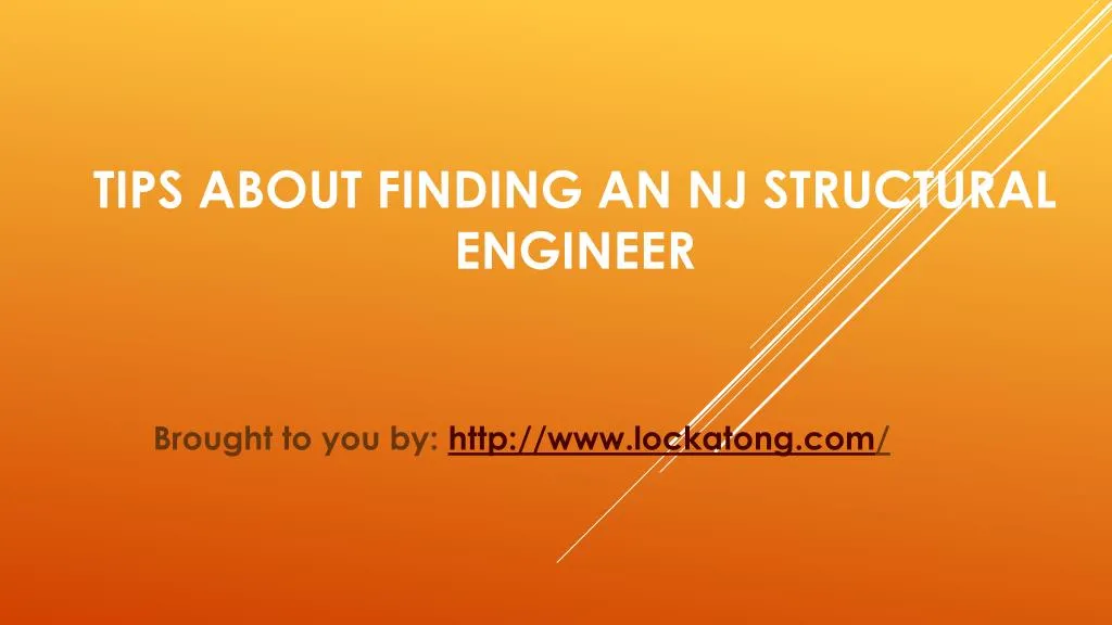 tips about finding an nj structural engineer
