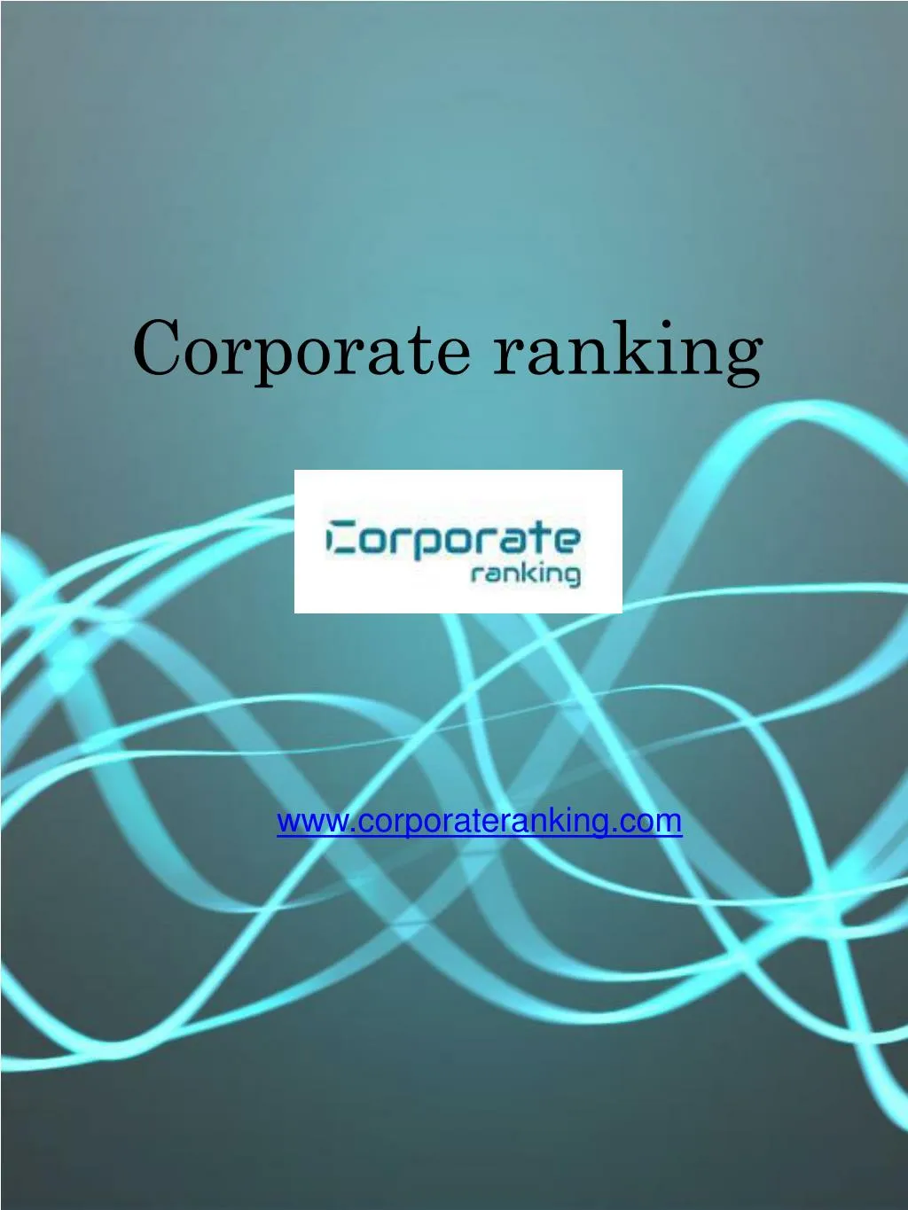 c orporate ranking