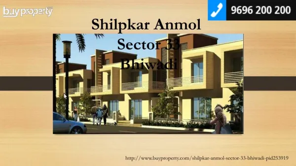Shilpkar Anmol in Sector 33, Bhiwadi - BuyProperty