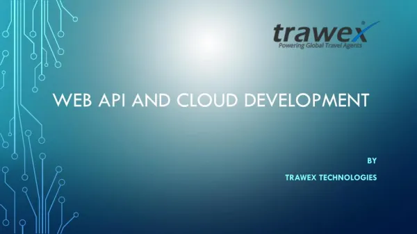 Web API and Cloud Development