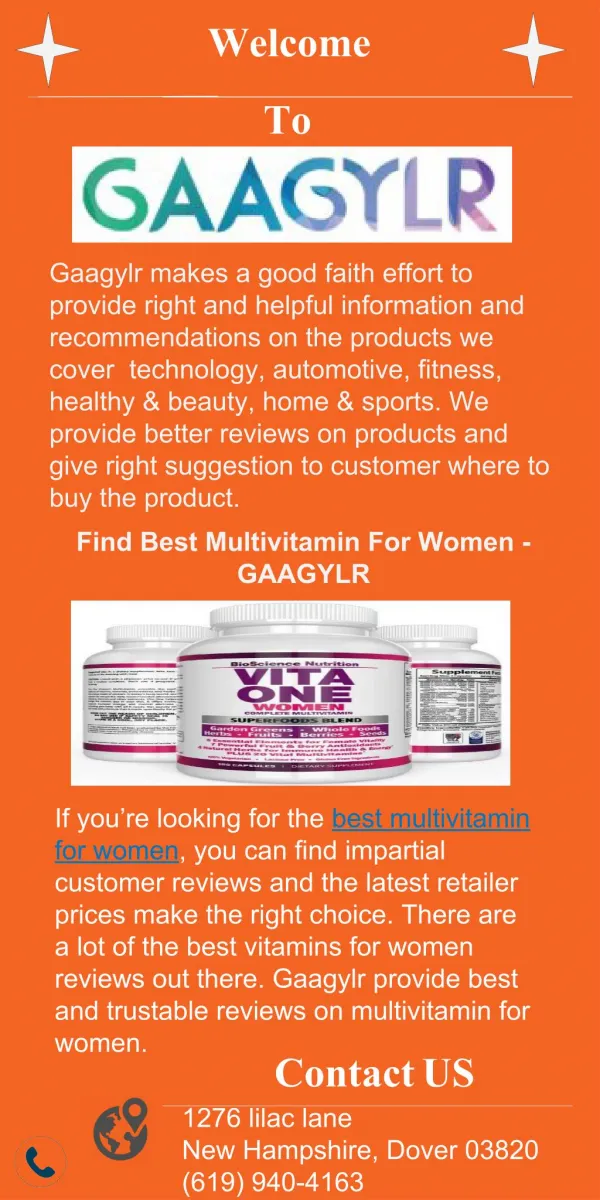 Find best multivitamin for women - Gaagylr