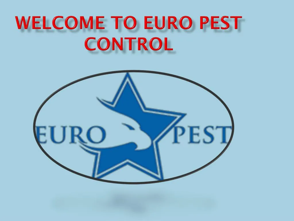 welcome to euro pest control