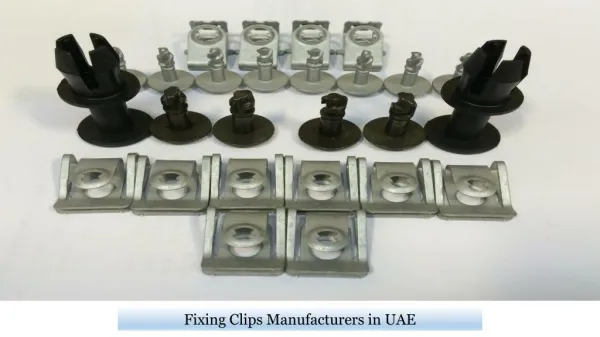 Fixing Clips Manufacturers in UAE