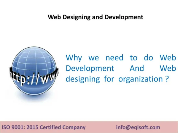 Web Development And Web Designing Services | EQL Business Solutions Pvt Ltd