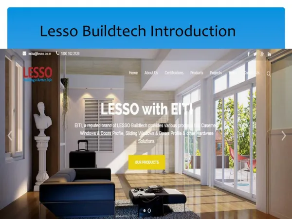 UPVC Casement Window - Lesso Buildtech