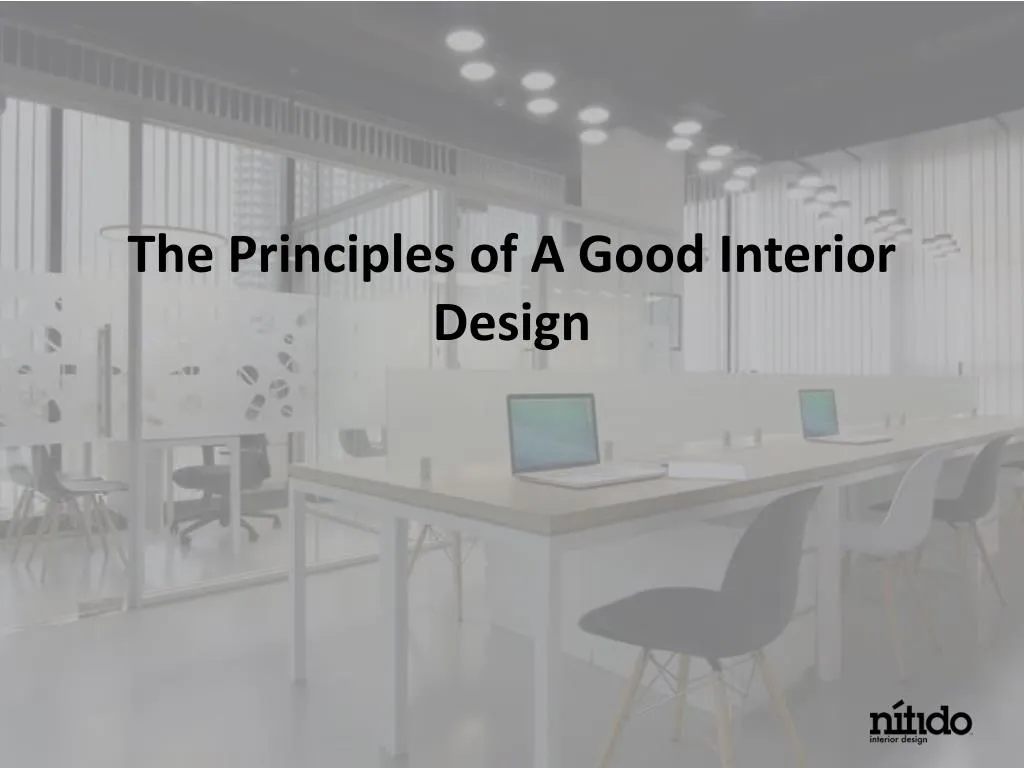 the principles of a good interior design