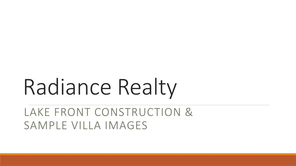 radiance realty