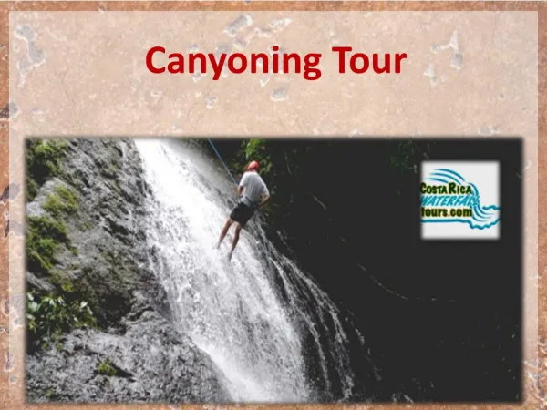 Canyoning Tour
